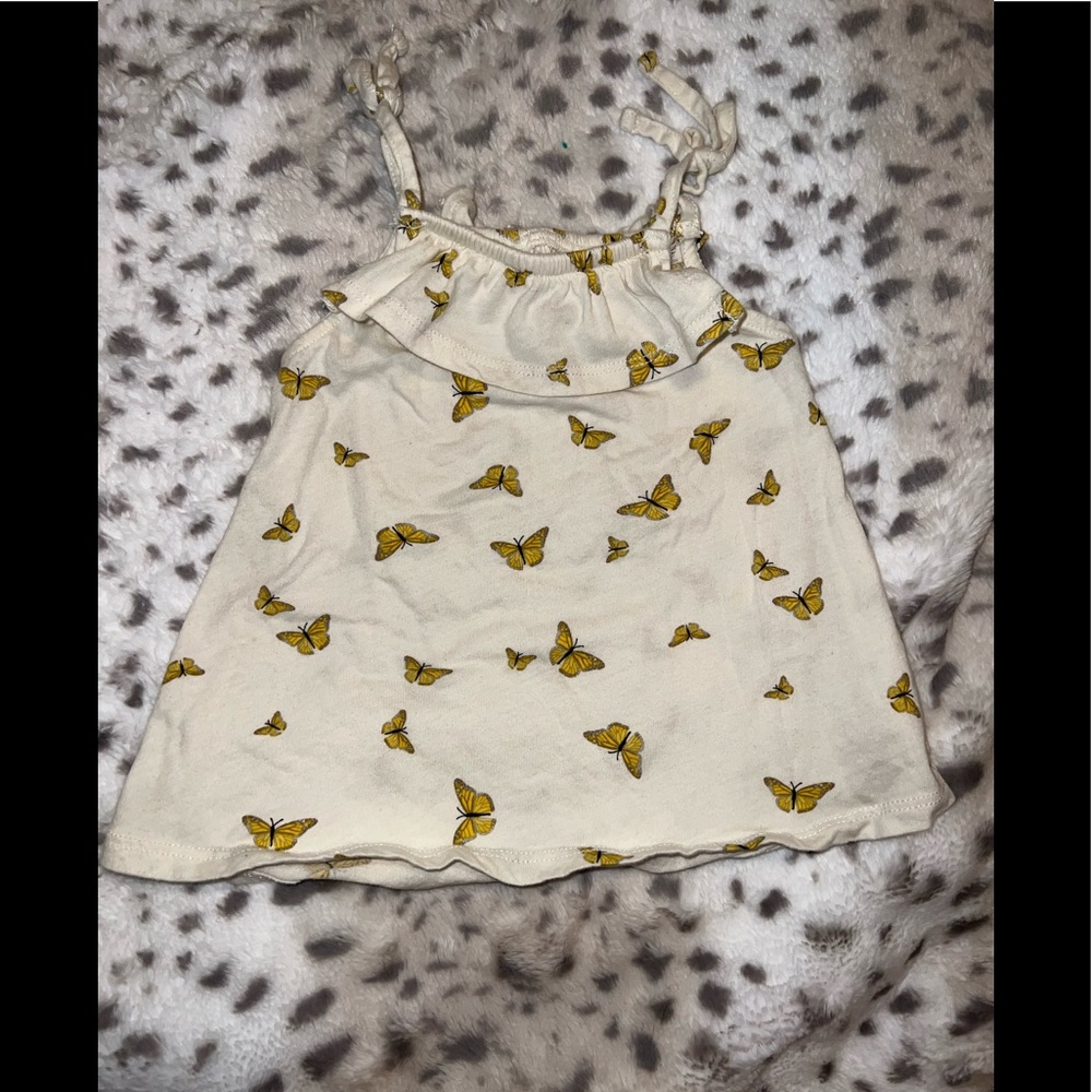 Grayson Mini baby girls butterfly tank